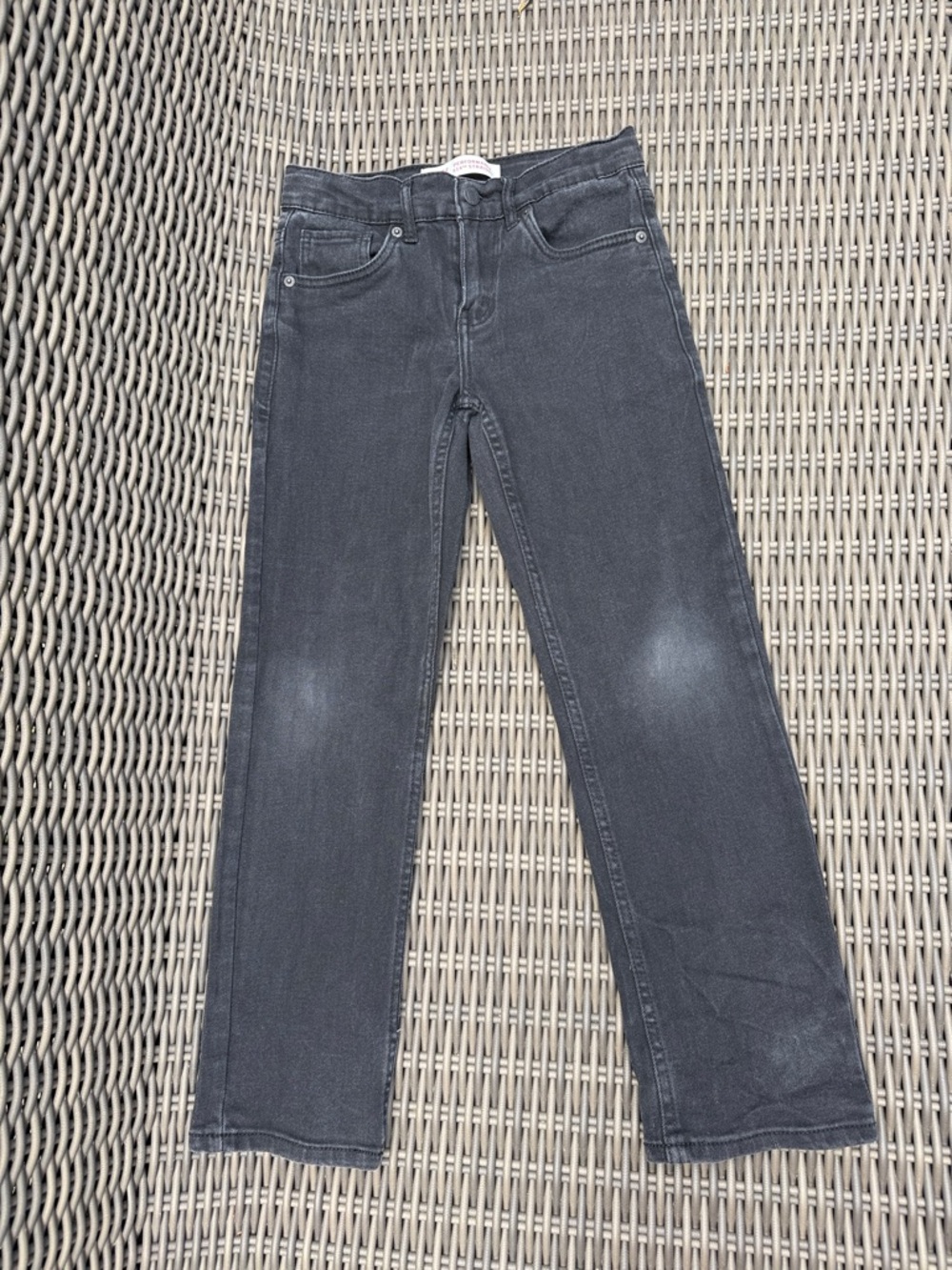 Levi's Straight-Leg Jeans in Faded Black - Size 10